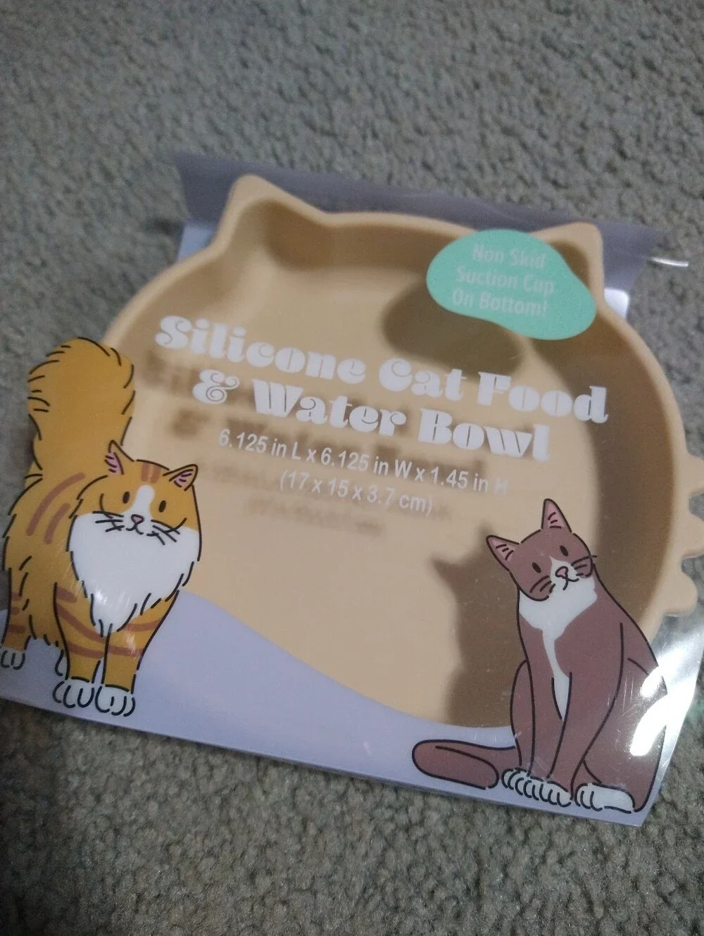 Silicone Cat Food/Water Bowl